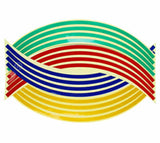 Strips Wheel Stickers