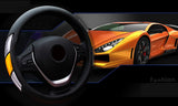 Reflective Movement Diamond Steering Wheel Cover