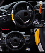 Reflective Movement Diamond Steering Wheel Cover