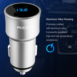 Car Charger Digital Display Dual USB
