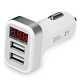 Car Charger LCD Display Dual USB