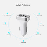 Car Charger LCD Display Dual USB