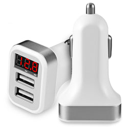 Car Charger LCD Display Dual USB