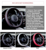 Reflective Movement Diamond Steering Wheel Cover