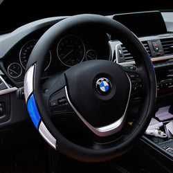 Reflective Movement Diamond Steering Wheel Cover