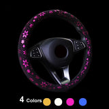 Steering Wheel Cover Shiny Snowflake