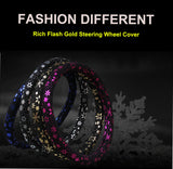 Steering Wheel Cover Shiny Snowflake