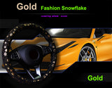Steering Wheel Cover Shiny Snowflake