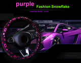 Steering Wheel Cover Shiny Snowflake