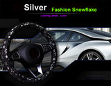 Steering Wheel Cover Shiny Snowflake