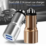 LED Dual USB Car Charger Adapter