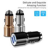 LED Dual USB Car Charger Adapter