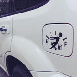 High Gas Consumption Decal Fuel