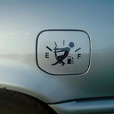 High Gas Consumption Decal Fuel
