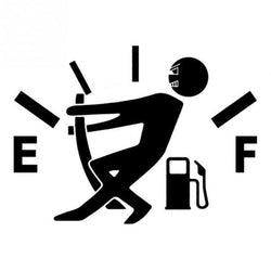 High Gas Consumption Decal Fuel