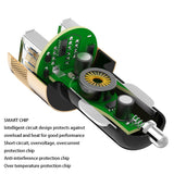 Current Display Auto Vehicle Metal Charger