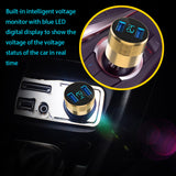 Current Display Auto Vehicle Metal Charger