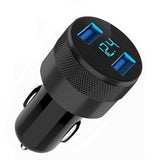 Current Display Auto Vehicle Metal Charger