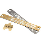 Car Stickers Temporary Car Parking Card