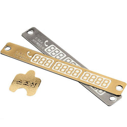 Car Stickers Temporary Car Parking Card