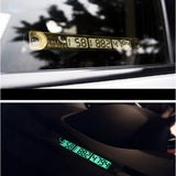 Car Stickers Temporary Car Parking Card