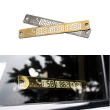 Car Stickers Temporary Car Parking Card