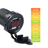 Charger Car Cigarette Lighter Socket Dual-hole