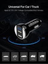Dual USB Car Universal Charger