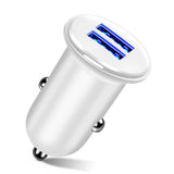 Mini Dual USB Car Charger Adapter