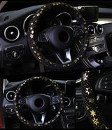 Steering Wheel Cover Shiny Snowflake