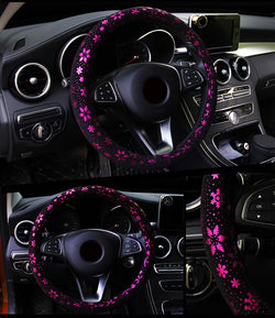 Steering Wheel Cover Shiny Snowflake