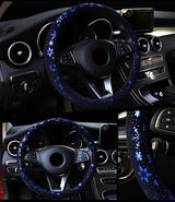 Steering Wheel Cover Shiny Snowflake